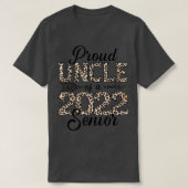 T-shirt Fier oncle d'un 22 Leopard Senior 2022 Classe 2022 (Design devant)