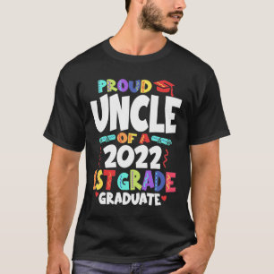 T-shirt Fier oncle d'un diplômé de 1ère année 2022