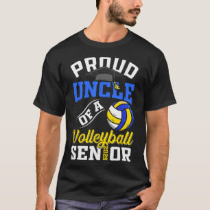 T-shirt Fier Oncle D'Un Volleyll Senior Cl De 2025 Gradua