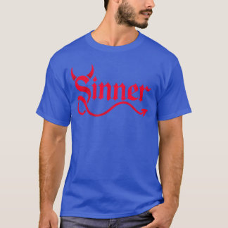 T-shirt Fier orgueil athée Rock Sinner Devil Hornsail ami