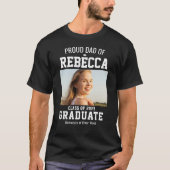 T-shirt Fier Papa Classe de 2025 Graduate Parent Custom (Devant)