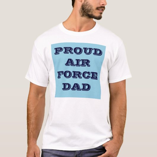 T-Shirt Fier Papa de la Force aérienne (Devant)