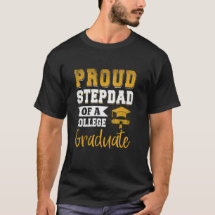 T-shirt Fier papa d'un diplômé de l'université Vintage Gra