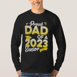 T-shirt Fier Papa D'Un Diplôme Supérieur De 2023