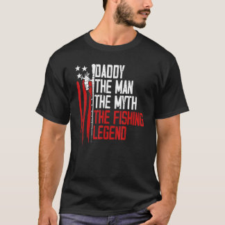 T-shirt Fier Papa Papa Fête des Pères La Légende de la Pêc