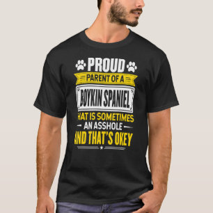 T-shirt Fier Parent D'Un Boykin Spaniel Chien Propriétaire