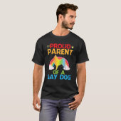 T-shirt Fier Parent D'Un Chien Gay Chihuahua Père Mère (Devant entier)