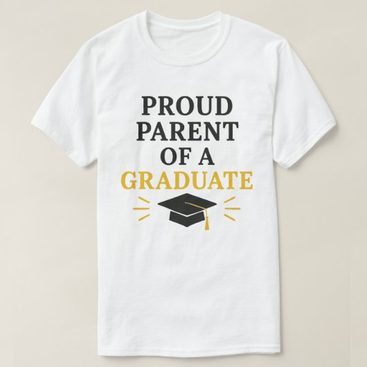 T-shirt Fier parent d'un diplômé (Design devant)