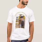 T-shirt Fier Parent moderne du Grad Custom Photo Boho (Devant)