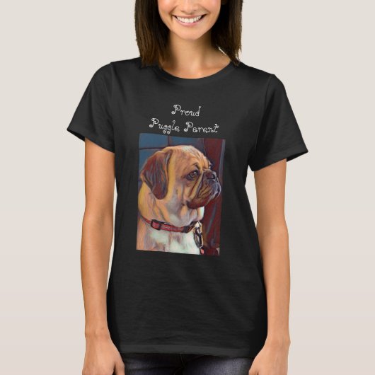 T-shirt Fier Parent Puggle (Devant)