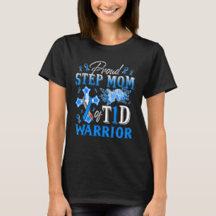 T-shirt Fier Pas maman du guerrier T1D Sensibilisation au