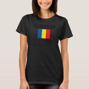 T-shirt Fier Pavillon Roumain Roumanie Roumanie Né Roots R