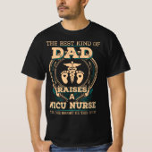 T-shirt Fier père de l'infirmière de la NICU (Devant)