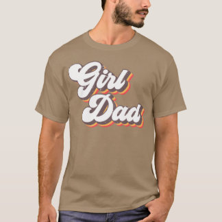 T-shirt Fier Père des filles Fête des pères cadeau Vintage
