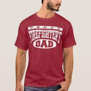 T-shirt Fier père du pompier