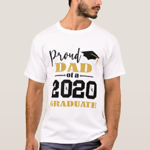 T-shirt Fier père d'un diplômé de 2020