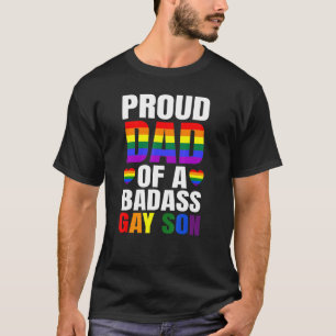 T-shirt Fier Père D'Un Fils Gay Mois Gay pride Ally Lgbtq