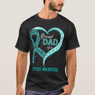 T-shirt Fier Père D'Un Guerrier Du SSPT