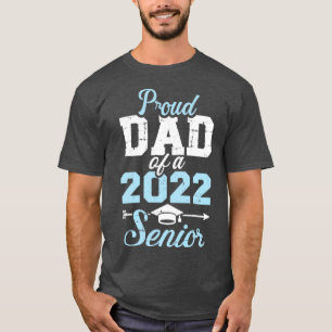 T-shirt Fier père d'une classe de fin d'études de 2022