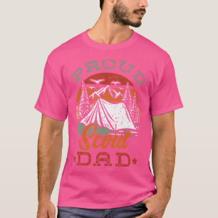 T-shirt Fier Père Scout Pour Un Chef De Camp Jeunesse