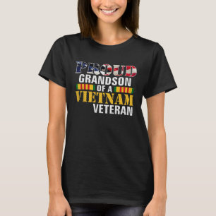 T-shirt Fier petit-fils d'un vétéran du Vietnam Pour les