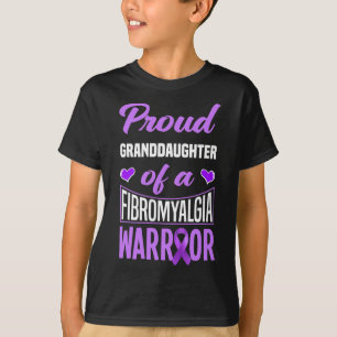 T-shirt Fier Petite-Fille D'Un Guerrier Fibromyalgique 1