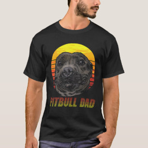 T-shirt Fier Pitbull Chien Papa Papa American Bull Terrier