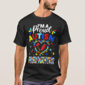 T-shirt Fier pompier Sensibilisation sur l'autisme Amour A (Devant)