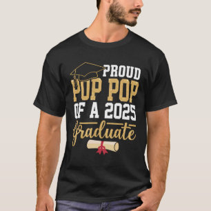 T-shirt Fier Pop Pop d'un diplômé senior de 2025 Promotion