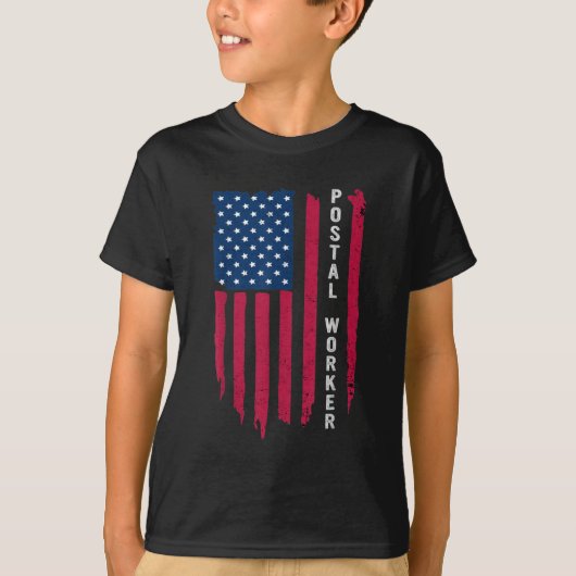 T-shirt Fier Postal Worker Postmaster Us Post Service Mem (Devant)