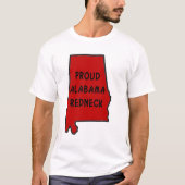 T-shirt Fier rouge de l'Alabama (Devant)