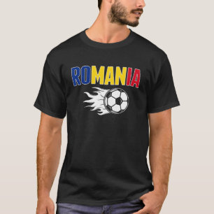 T-shirt Fier Roumanie Fans de football Jersey - Footba rou