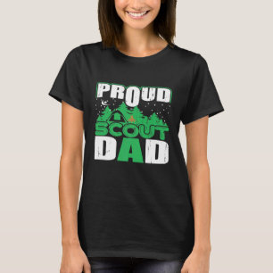 T-shirt Fier Scout Papa Cub Camping Garçon Randonnée Scout