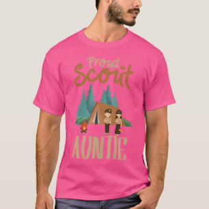 T-shirt Fier Scoutisme Tantes Camping Scoutisme Leader A
