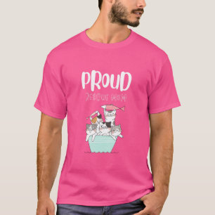T-shirt Fier Secourir Maman Animal Chien Chat Aimer