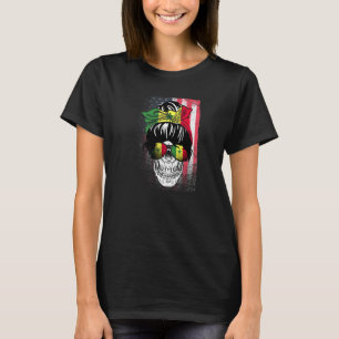T-shirt Fier sénégalais Sénégal drapeau américain cheveux