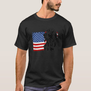 T-shirt Fier Setter Irlandais Drapeau Américain US Patriot