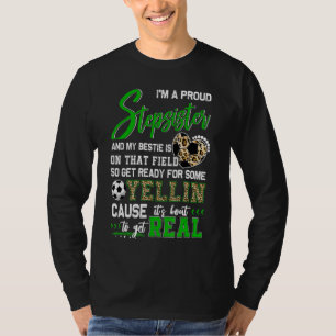 T-shirt Fier Soccer Stepsoeur Soccer Famille de Football M