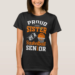 T-shirt Fier Soeur D'Un Sketll Senior Cl De 2025 Graduat