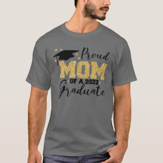 T-shirt Fier Step Maman D'Une Classe De 2022 Diplômé Senio