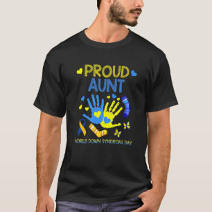 T-shirt Fier Tante T21 Journée mondiale de sensibilisation