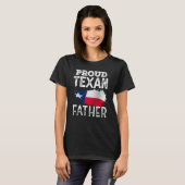T-shirt Fier Texan Père Texas Patriotique Pride mignon Pap (Devant entier)