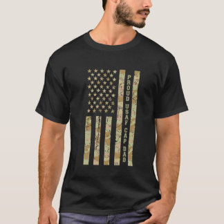 T-shirt Fier USAF Casquette Papa Famille Militaire Désert 