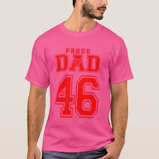 T-shirt Fier Volleyball Papa Numéro 46 R
