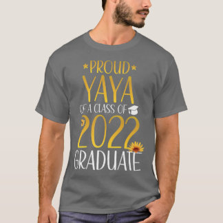 T-shirt Fier Yaya d'une classe de 2022 Graduate Matching F