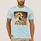 T-shirt "Fierce and Fiery Cheetah Design". Commandez dès m (Devant)