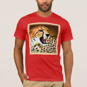 T-shirt "Fierce and Fiery Cheetah Design". Commandez dès m (Devant)
