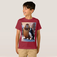 Fierce Cute Walrus avec Penguin Unreal Engine Boy