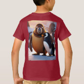 T-shirt Fierce Cute Walrus avec Penguin Unreal Engine Boy (Dos)