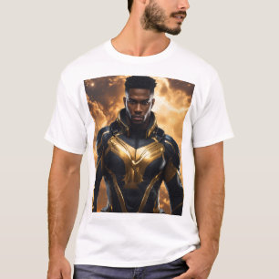 T-shirt Fierce Flame Scales Superhero Design